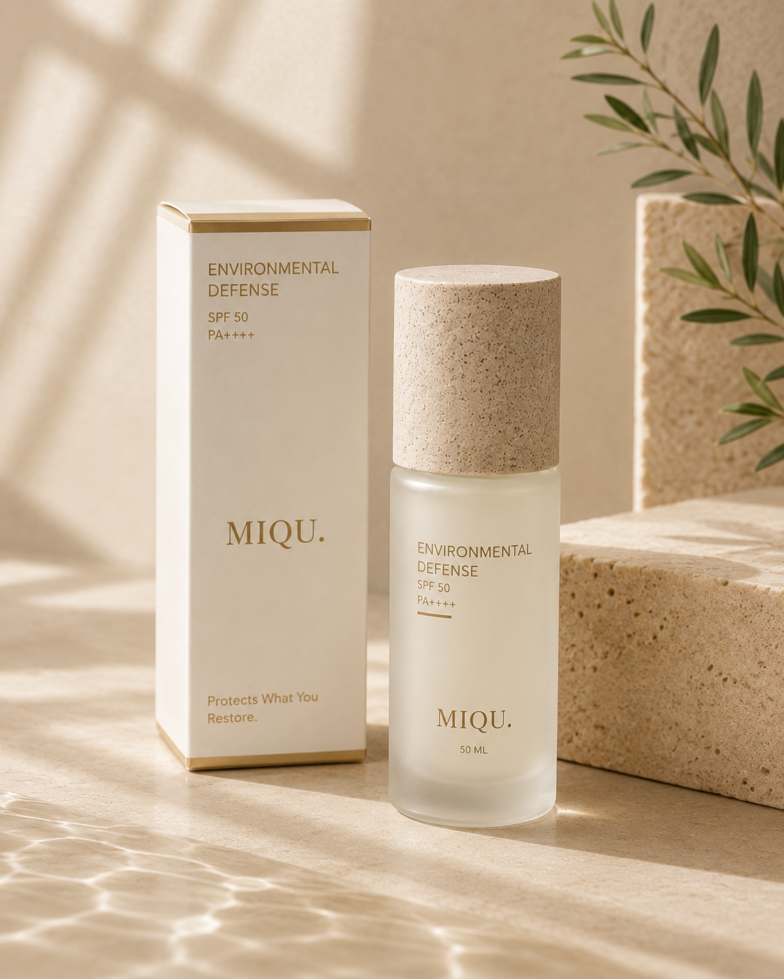 Environmental Defense SPF 50 PA++++ - Maison MIQU Luxury Skincare